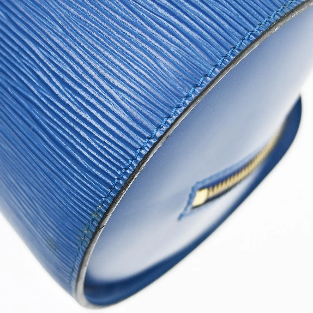 Louis Vuitton Soufflot Epi Leather Blue Leather Handbag (Pre-Owned)
