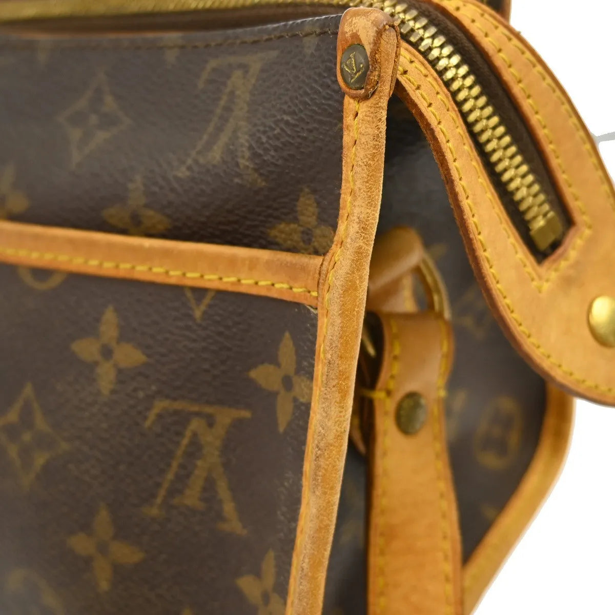 Louis Vuitton Popincourt Monogram Canvas Brown Canvas Shoulder Bag Bag (Pre-Owned)