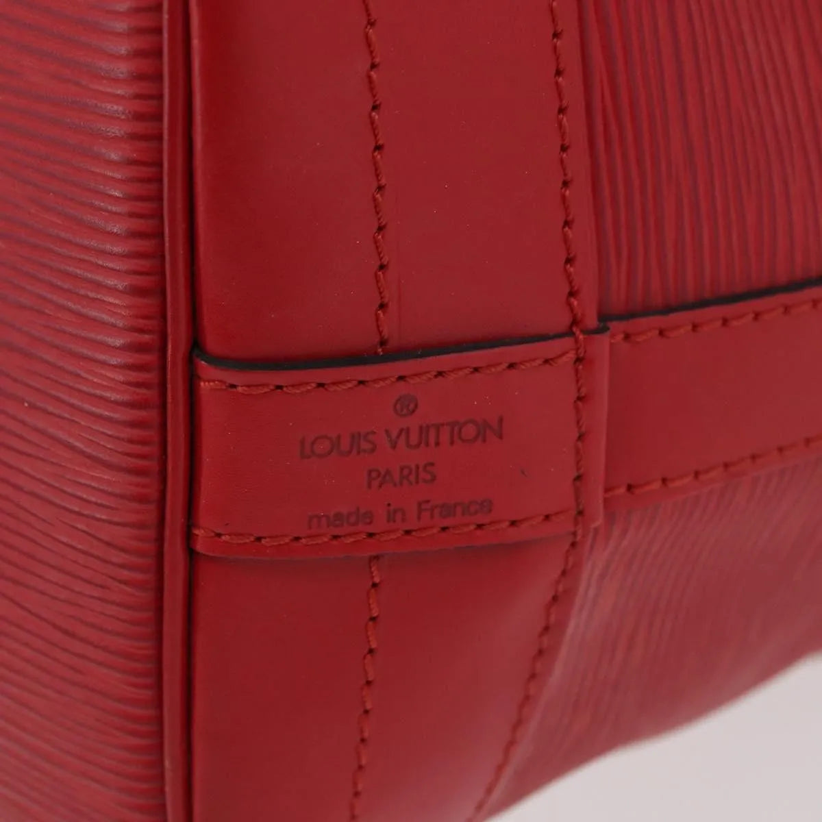 Louis Vuitton Noe Leather Red Leather Shoulder Bag Bag (Pre-Owned)