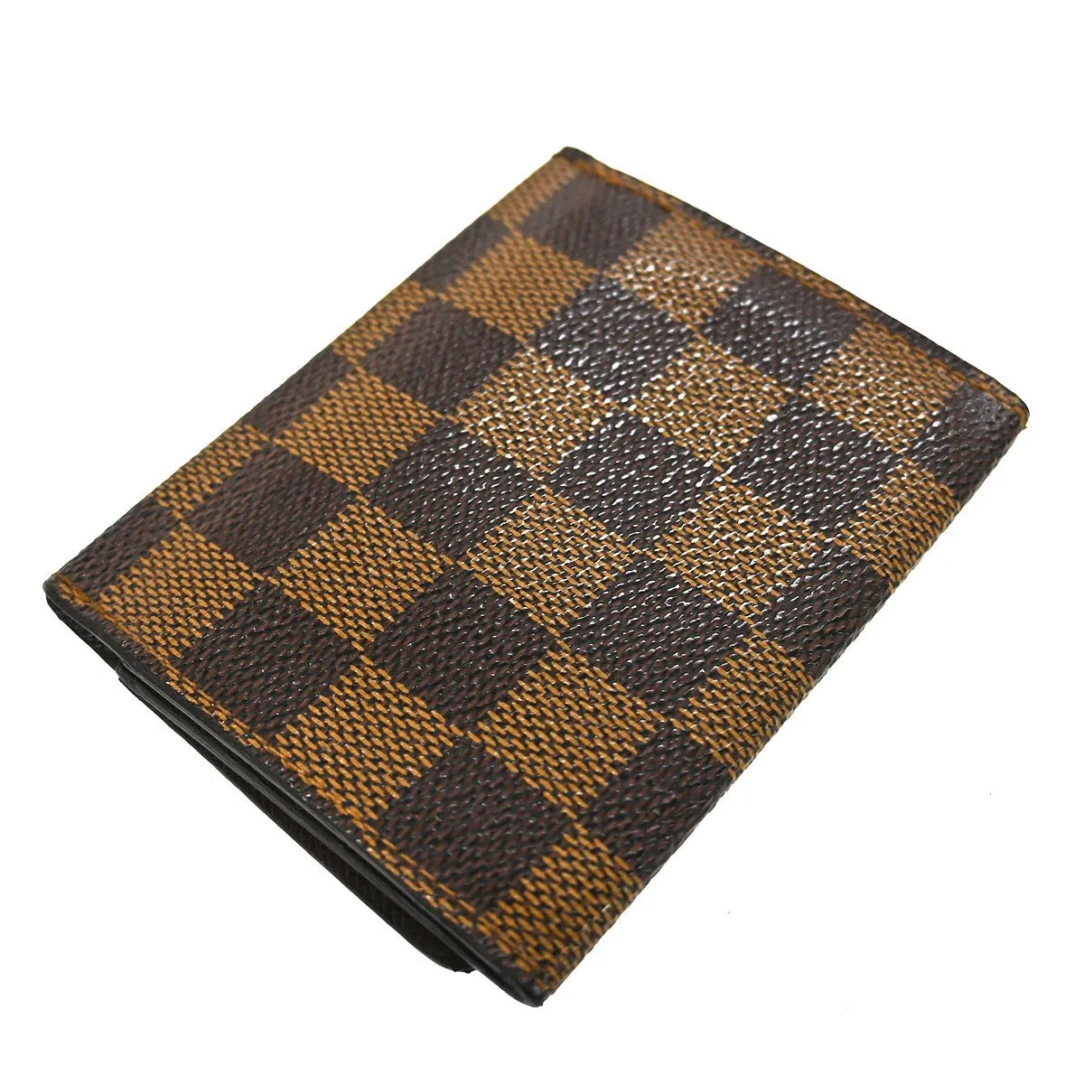 Louis Vuitton Bifold Damier Brown Canvas Wallets Accessory (Pre-Owned)