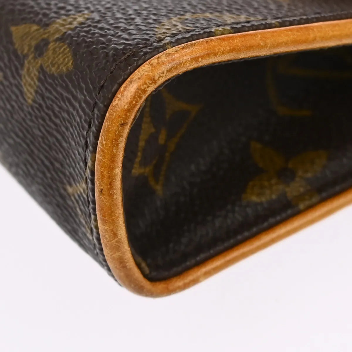 Louis Vuitton Florentine Waist Monogram Canvas Brown Canvas Clutche & Pouche Bag (Pre-Owned)