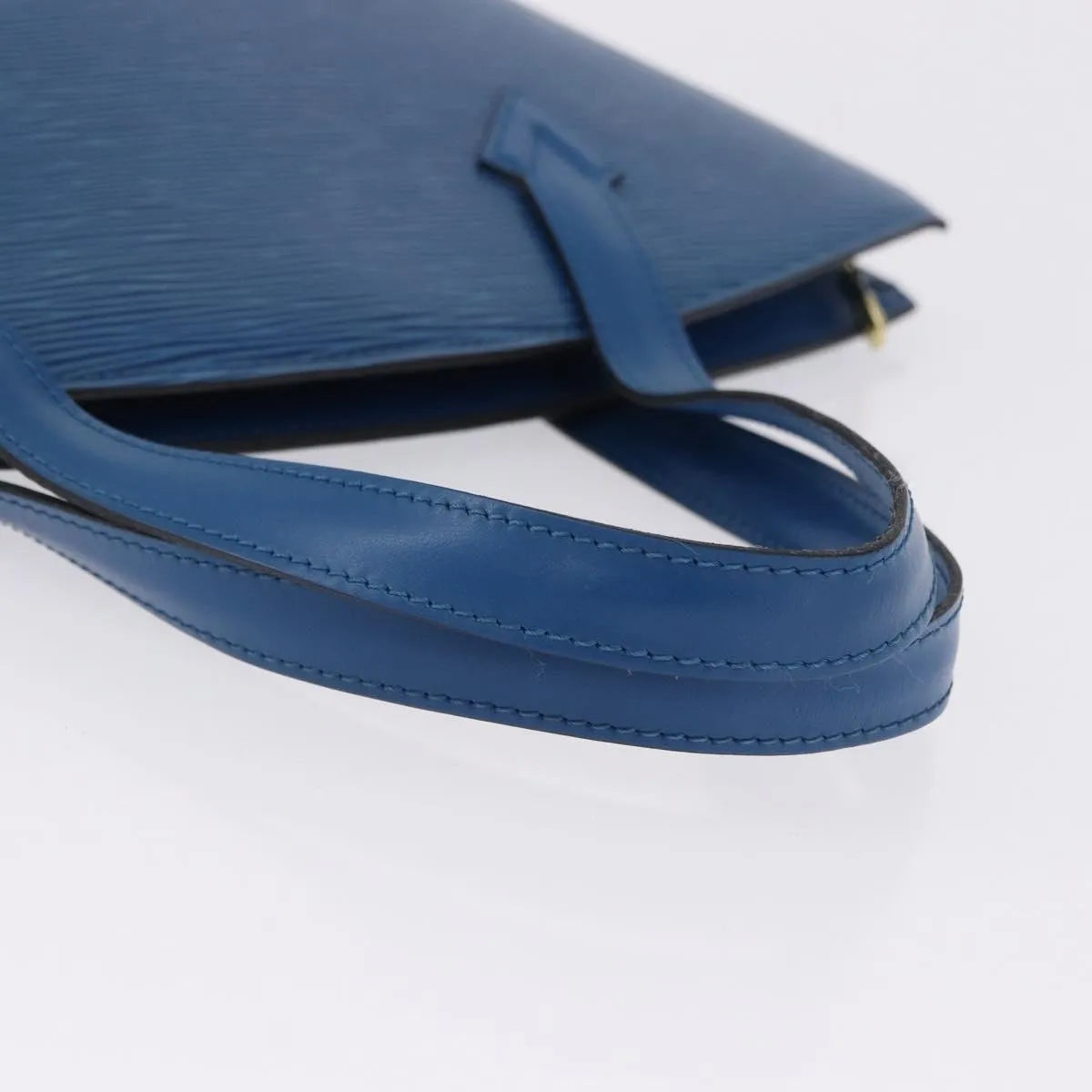 Louis Vuitton Saint Jacques Epi Blue Leather Handbag (Pre-Owned)