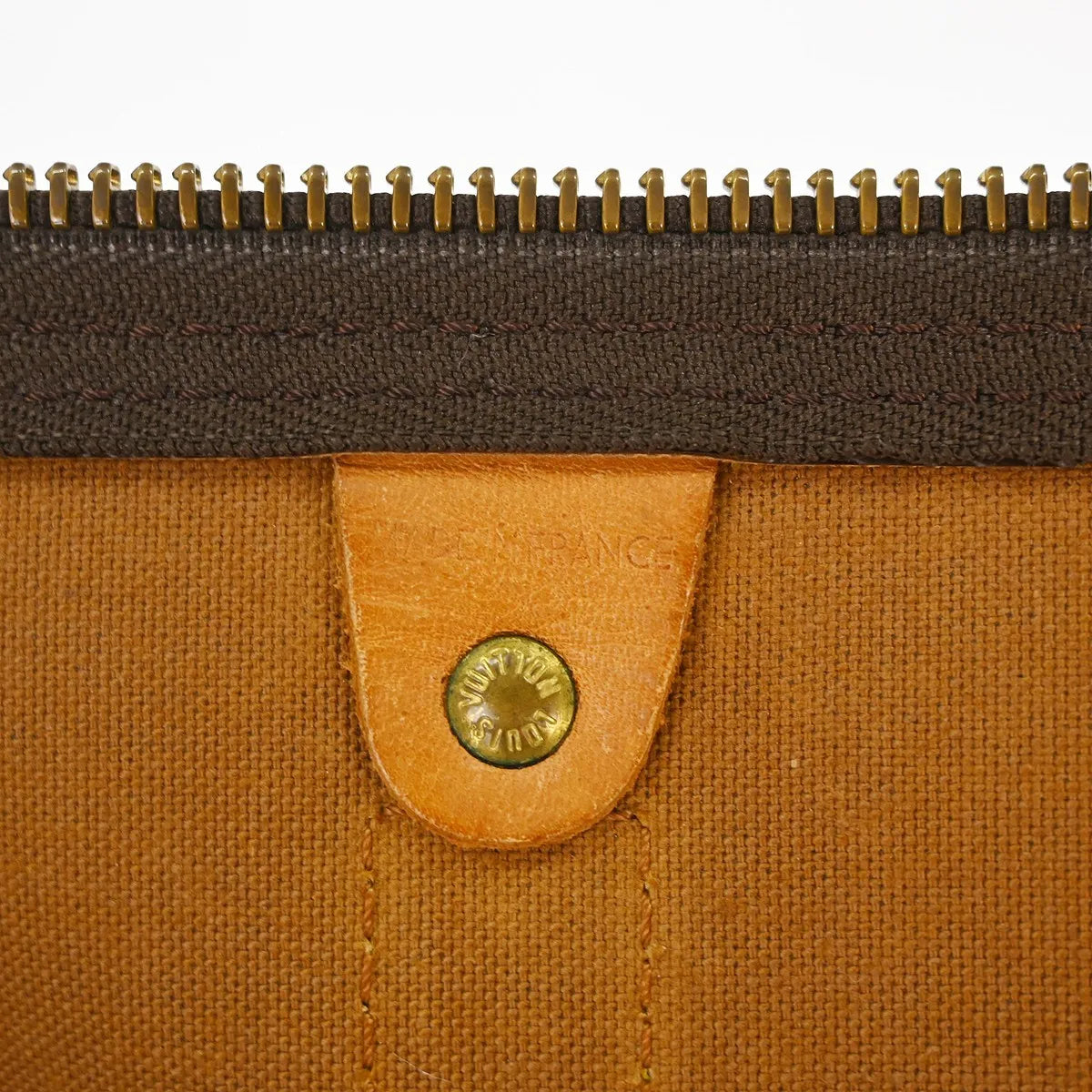 Louis Vuitton Keepall Monogram Canvas Brown Canvas Travel Bag Bag (Pre-Owned)