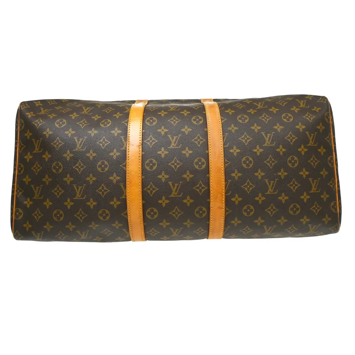 Louis Vuitton Keepall Monogram Brown Canvas Travel Bag Bag (Pre-Owned)