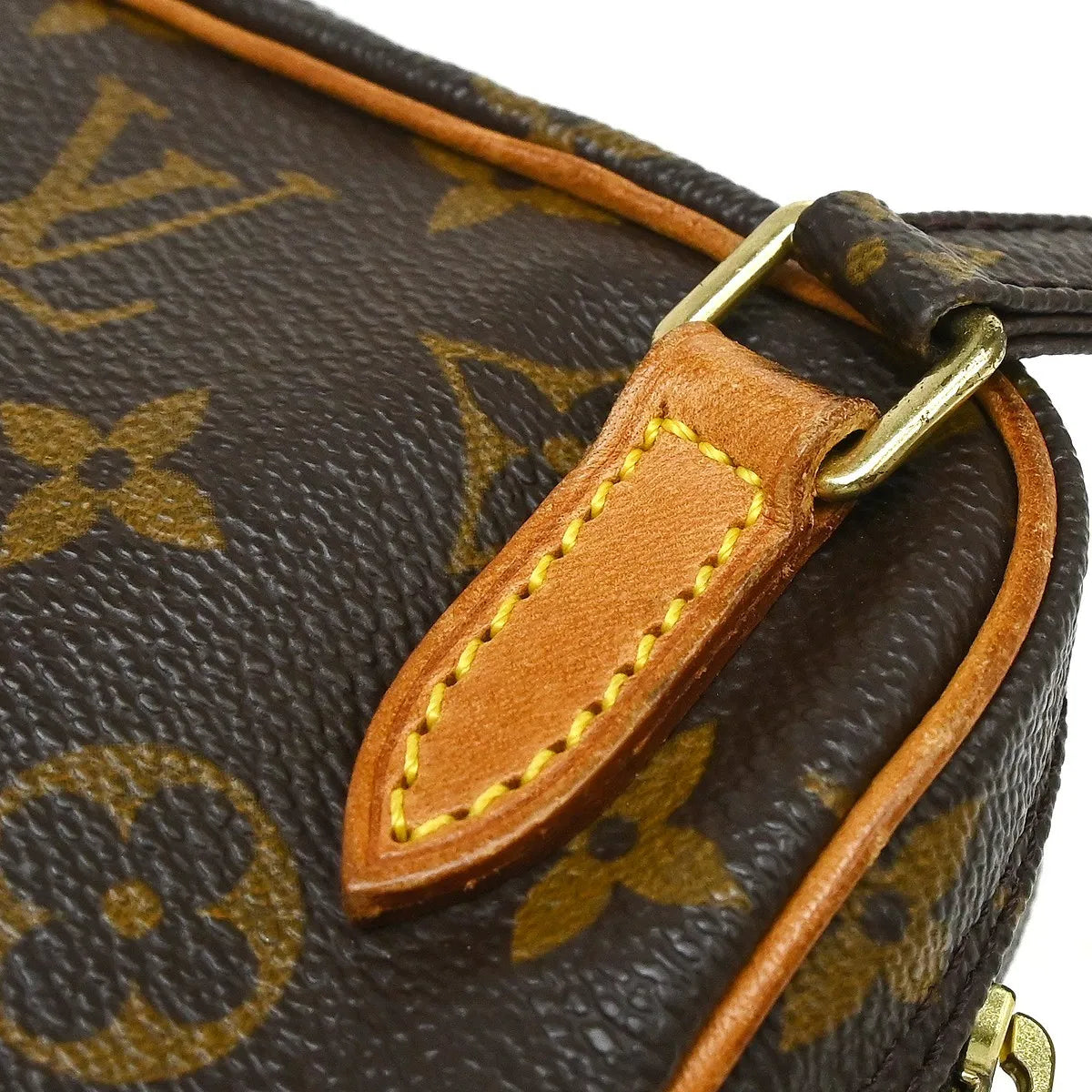 Louis Vuitton Pochette Marly Bandouliere Monogram Canvas Brown Canvas Clutche & Pouche Bag (Pre-Owned)