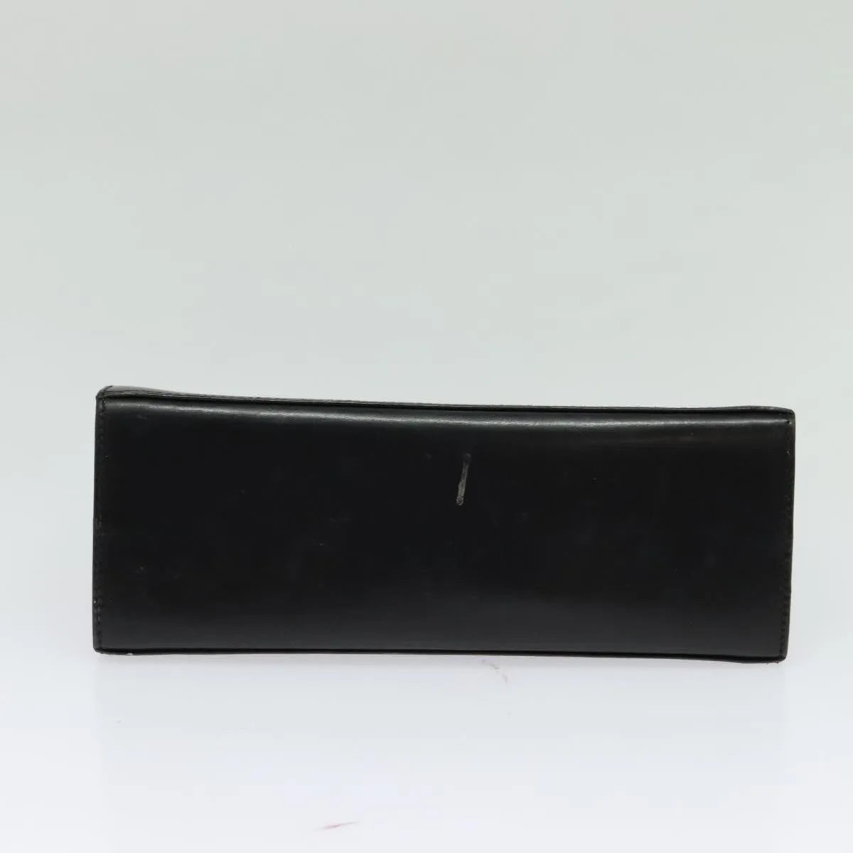 Salvatore Ferragamo Vintage Gancini Chain Leather Black Leather Shoulder Bag Bag (Pre-Owned)