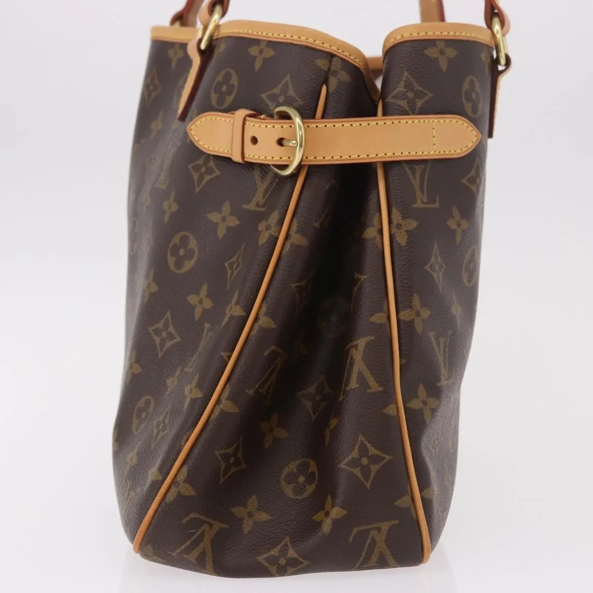 Louis Vuitton Batignolles Monogram Canvas Brown Canvas Shoulder Bag Bag (Pre-Owned)