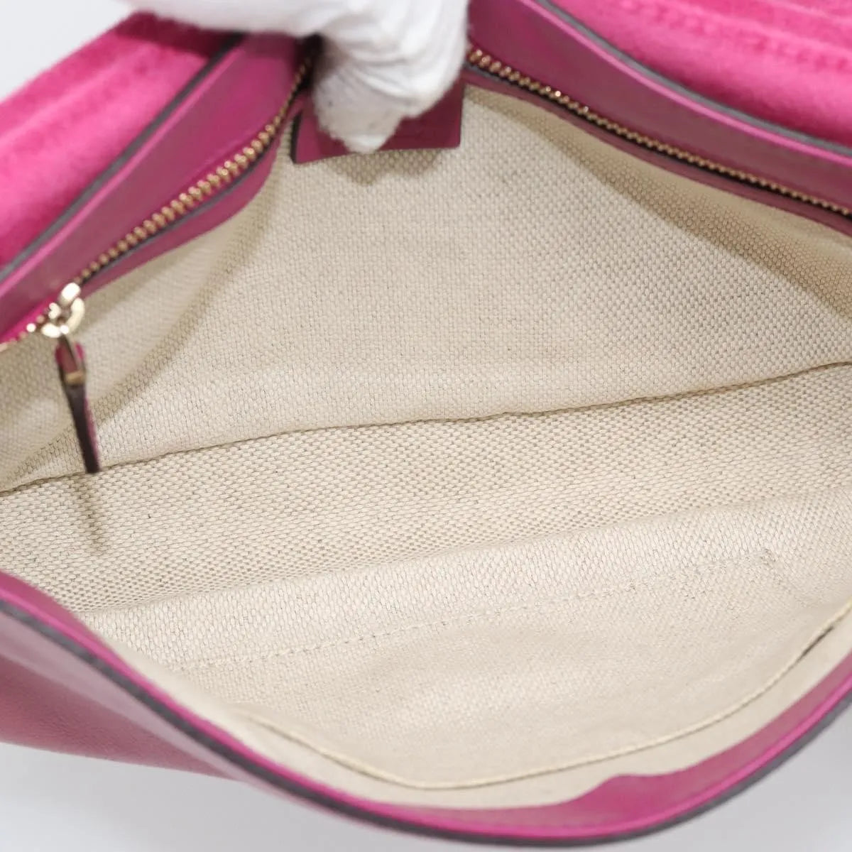 Gucci Soho Chain Patent Pink Patent_Leather Shoulder Bag Bag (Pre-Owned)