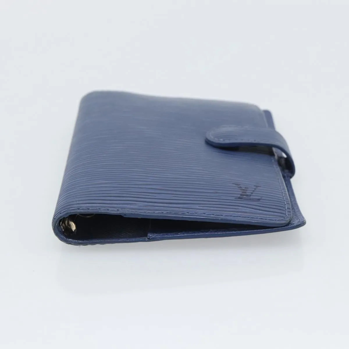 Louis Vuitton Agenda Cover Epi Blue Leather Clutche & Pouche Bag (Pre-Owned)