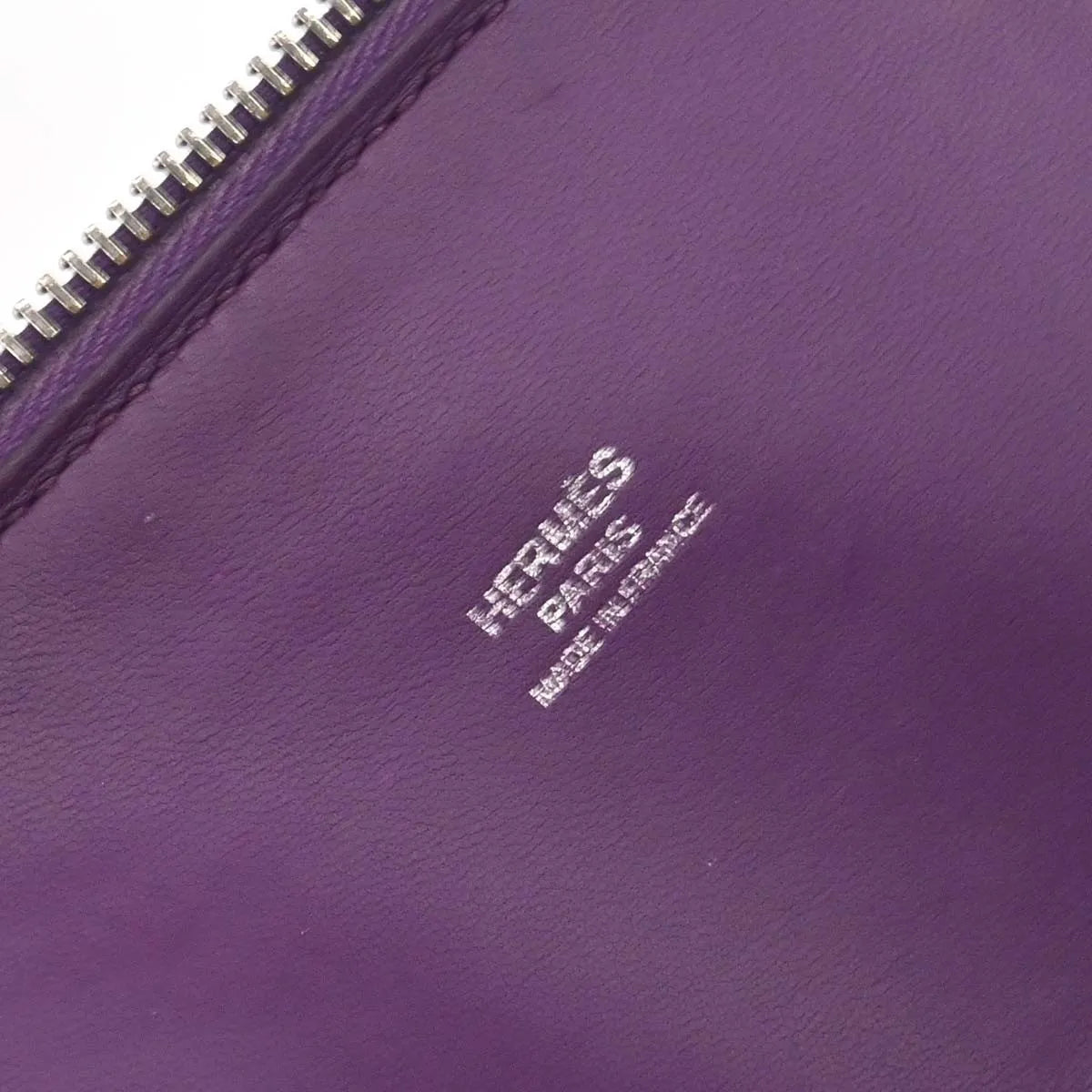 Hermes Bolide Taurillon Purple Leather Handbag (Pre-Owned)