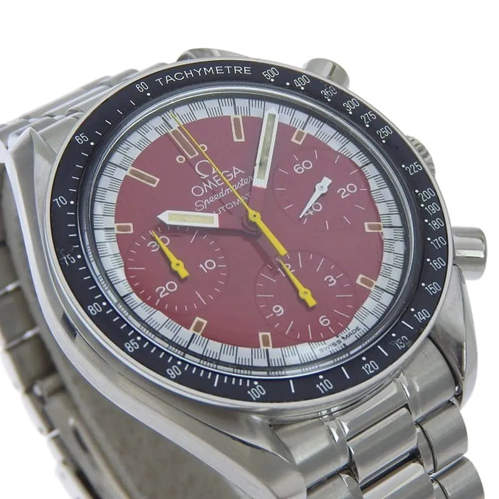 Omega Speedmaster Michael Schumacher Chronograph Automatic Watch Stainless Steel Watch (Pre-Owned)