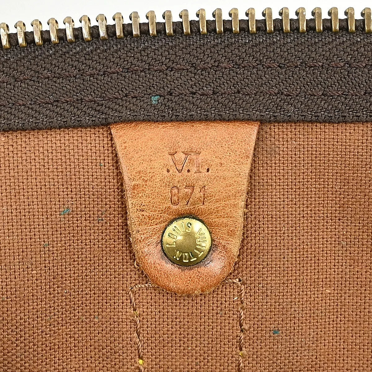 Louis Vuitton Keepall Monogram Canvas Brown Canvas Travel Bag Bag (Pre-Owned)
