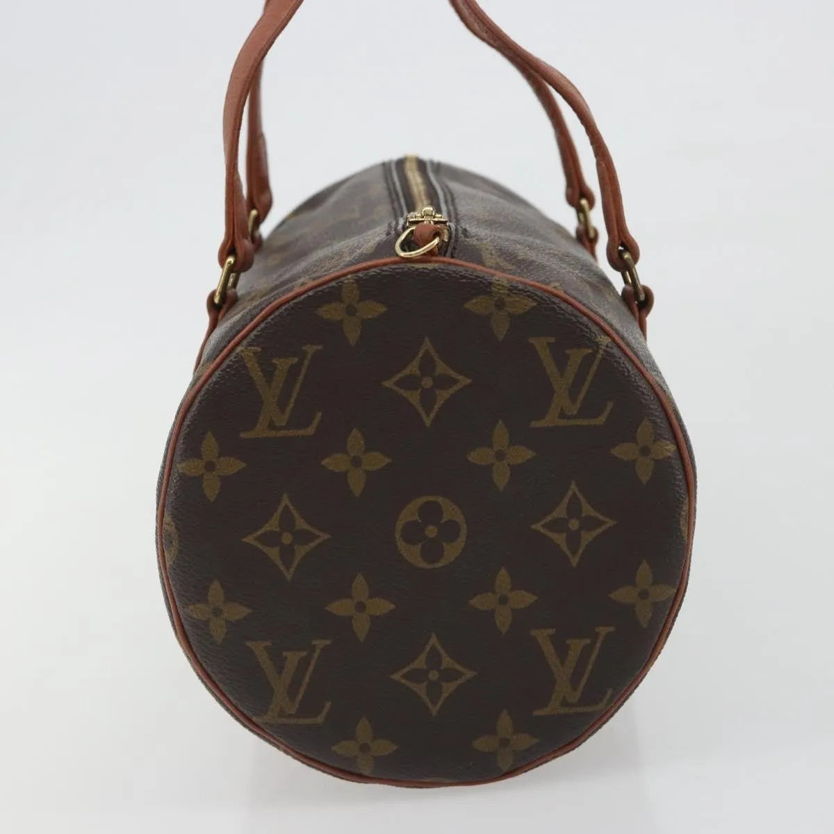 Louis Vuitton Papillon Monogram Brown Canvas Handbag (Pre-Owned)