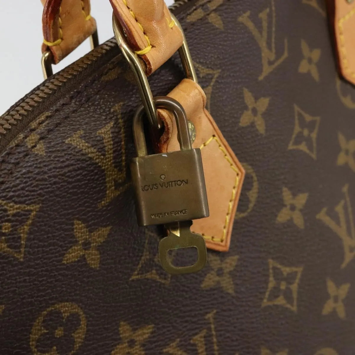 Louis Vuitton Alma Monogram Canvas Brown Canvas Handbag (Pre-Owned)