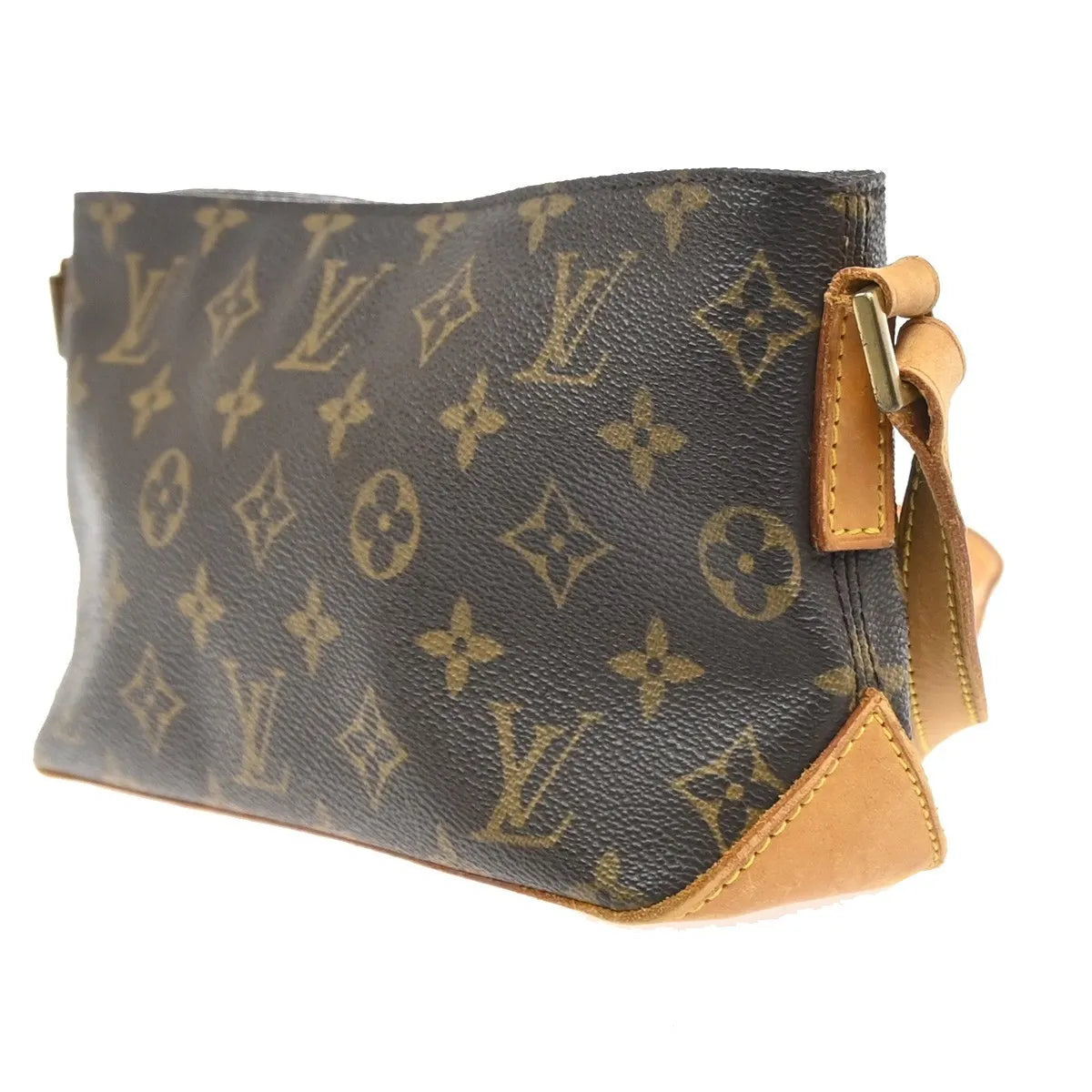 Louis Vuitton Trotteur Monogram Canvas Brown Canvas Shoulder Bag Bag (Pre-Owned)