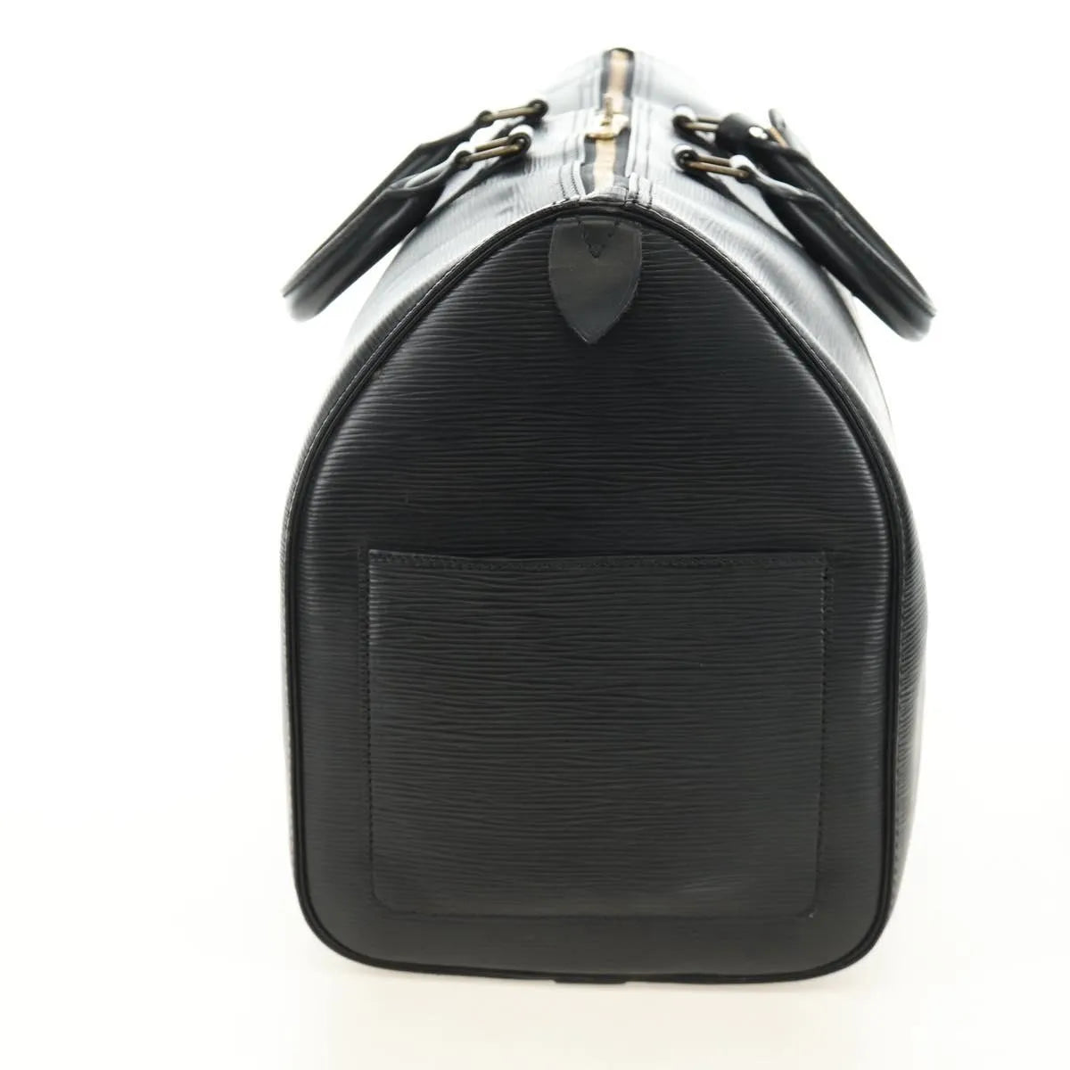 Louis Vuitton Keepall Epi Leather Black Leather Travel Bag Bag (Pre-Owned)