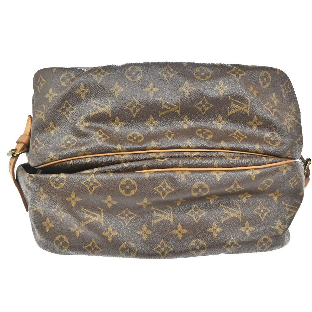 Louis Vuitton Saumur Monogram Canvas Brown Canvas Shoulder Bag Bag (Pre-Owned)