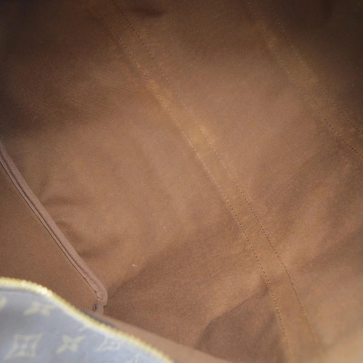 Louis Vuitton Keepall Monogram Canvas Brown Canvas Travel Bag Bag (Pre-Owned)