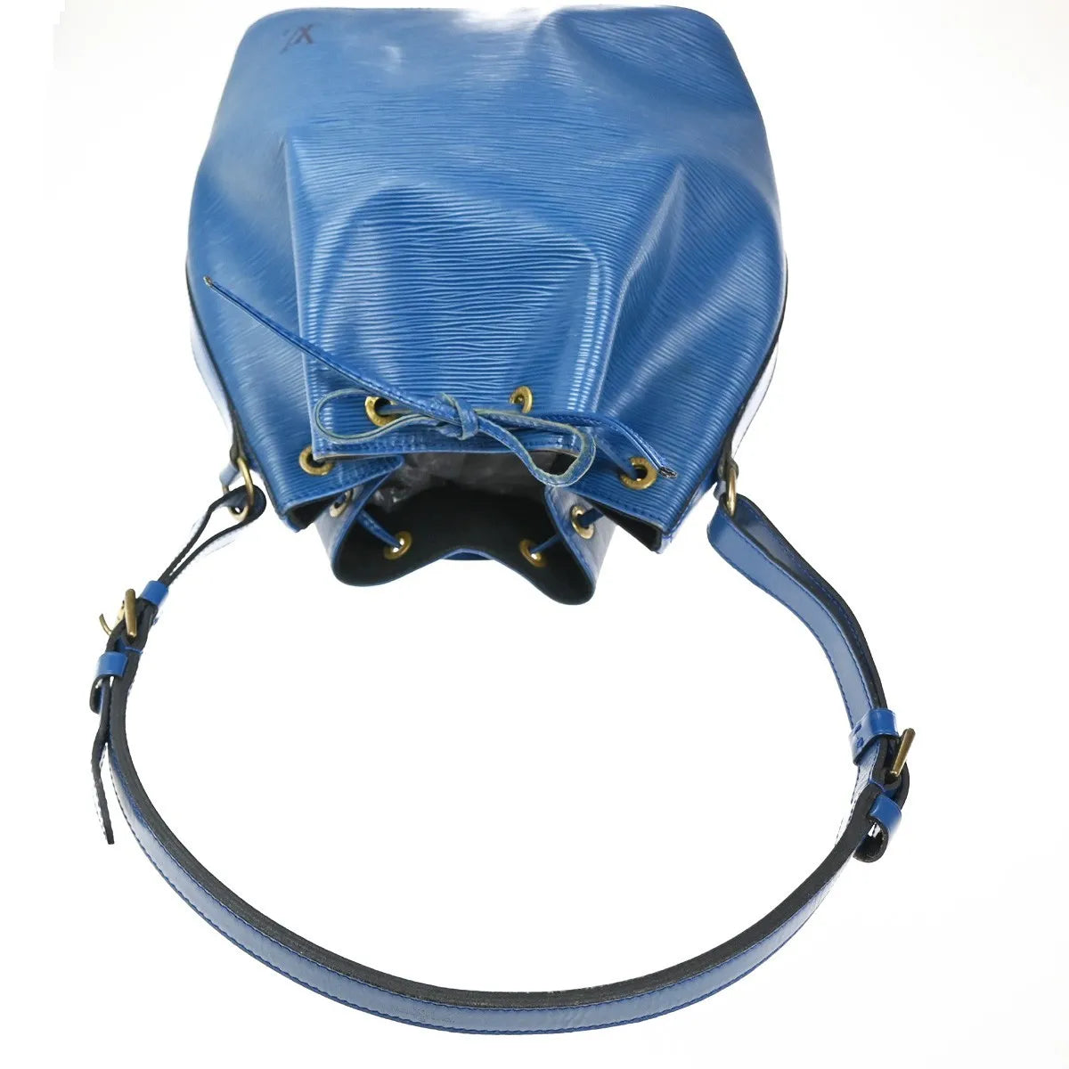Louis Vuitton Petit Noe Epi Leather Blue Leather Shoulder Bag Bag (Pre-Owned)