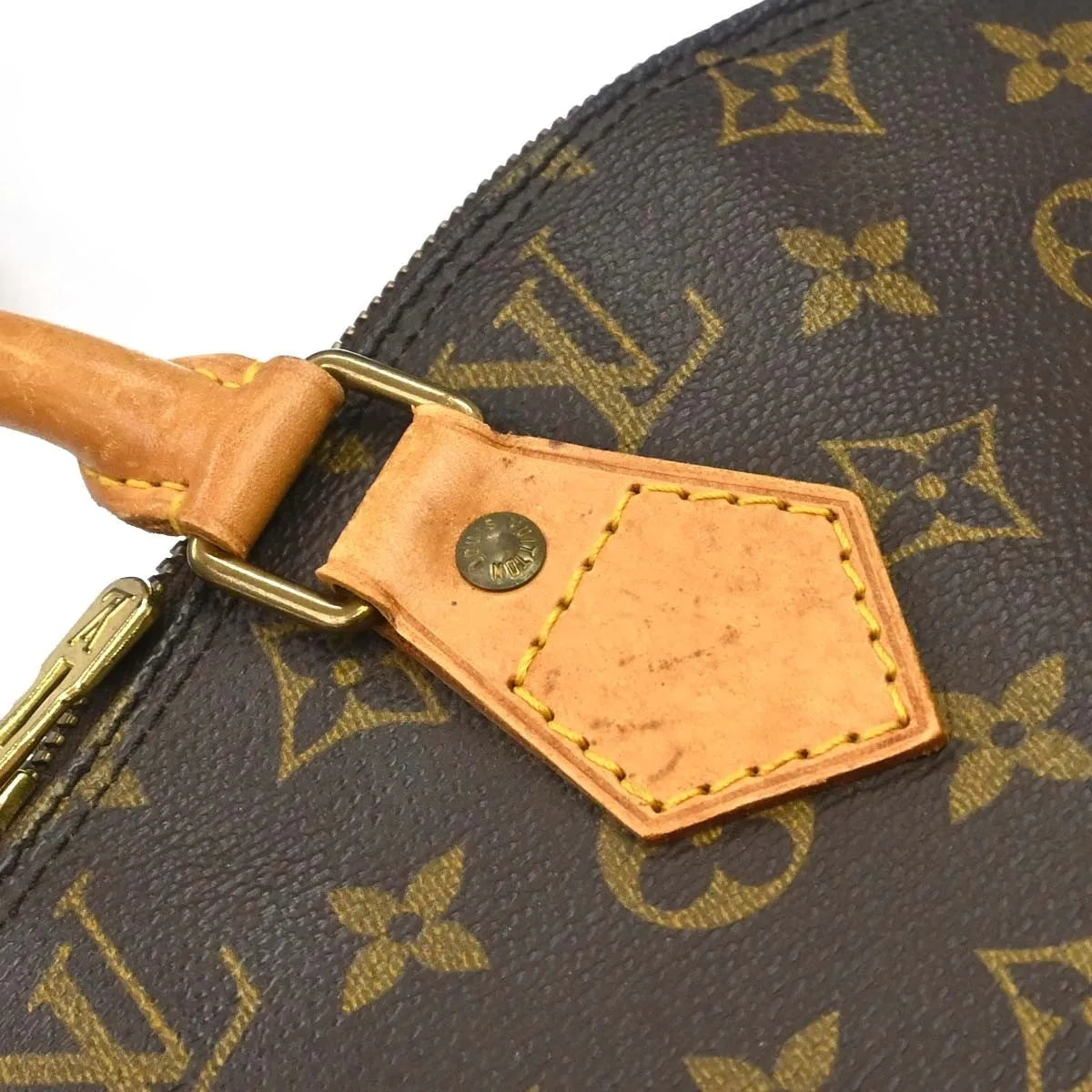 Louis Vuitton Alma Monogram Canvas Brown Canvas Handbag (Pre-Owned)