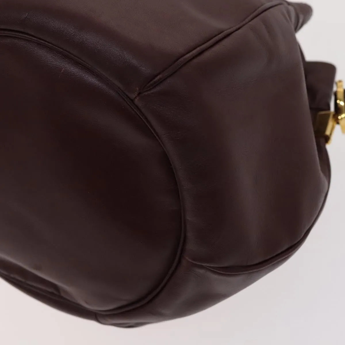 Cartier Must De Cartier Leather Red Leather Shoulder Bag Bag (Pre-Owned)