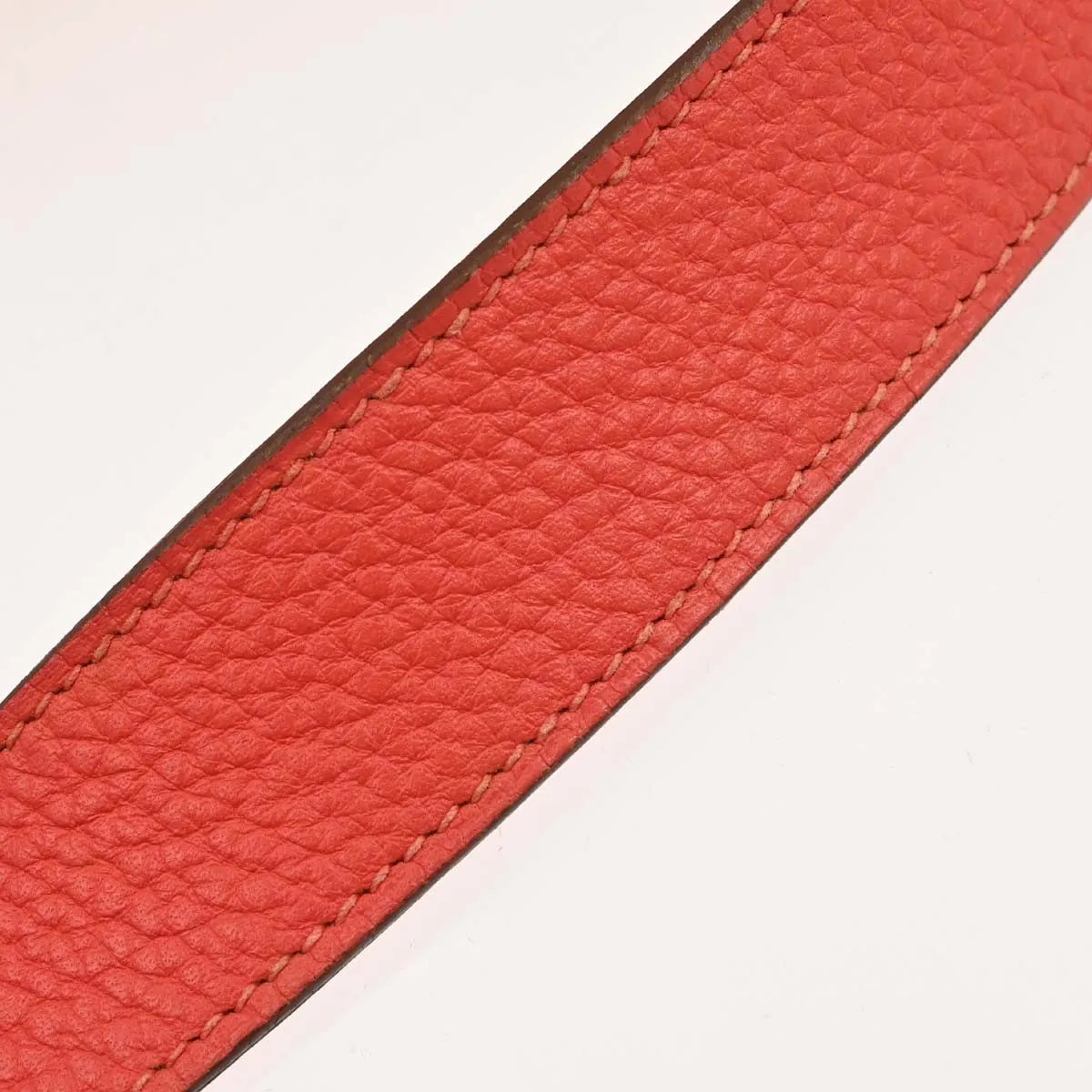 Hermes Lindy Clemence Red Leather Shoulder Bag Bag (Pre-Owned)