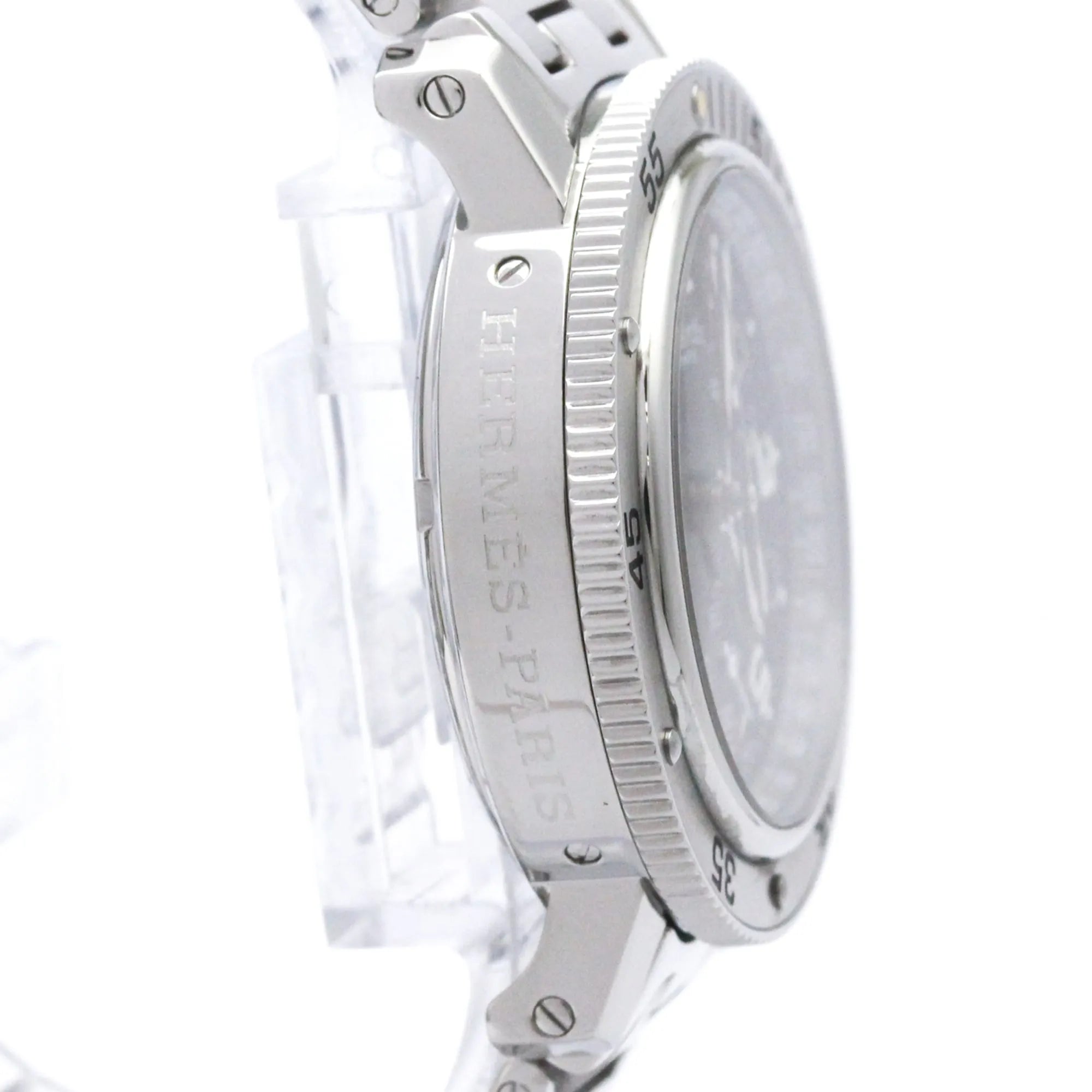 Hermes Clipper Diver Chronograph Quartz Stainless Steel Watch (Pre-Owned)