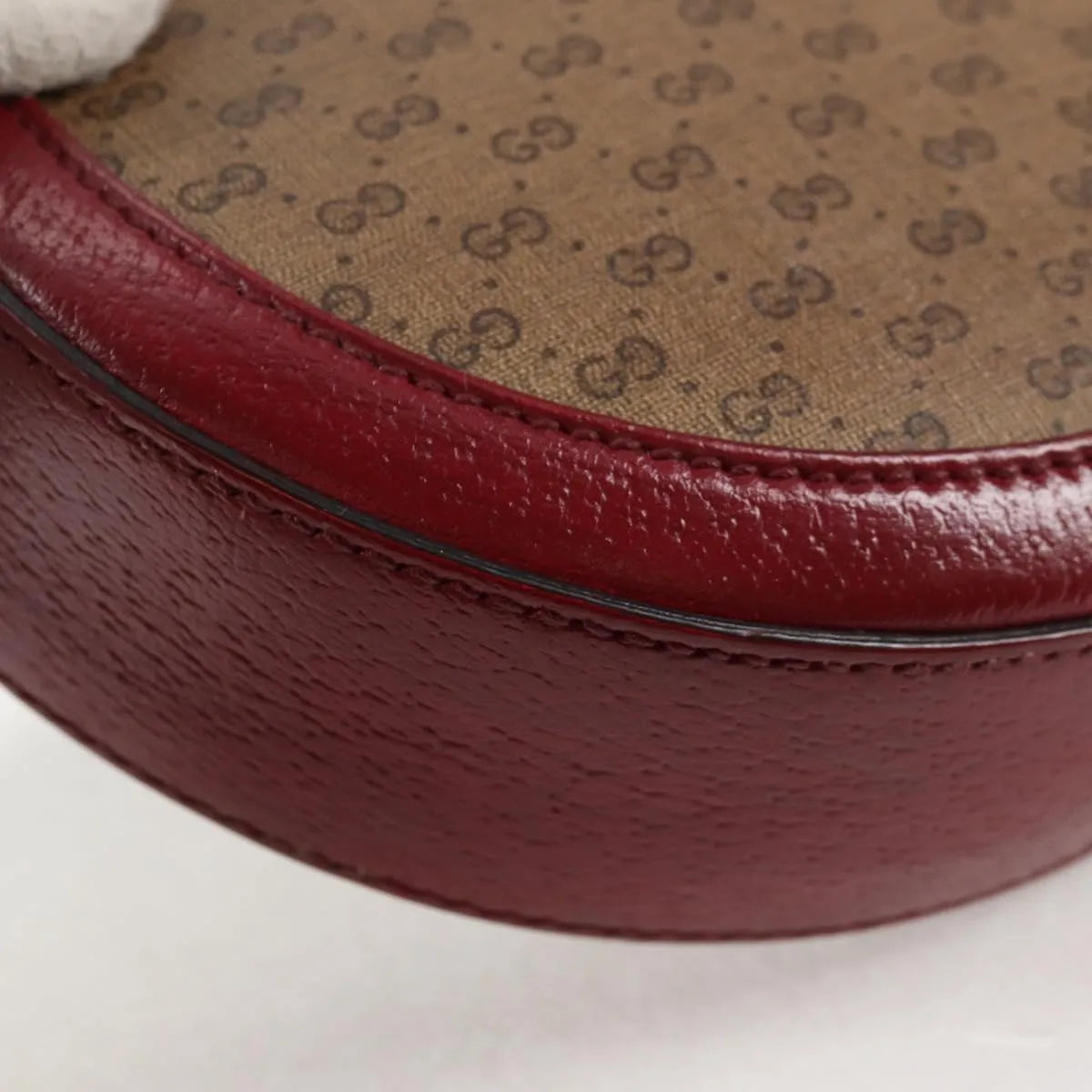 Gucci Doraemon Round Printed Mini Gg Coated Canvas Beige Canvas Shoulder Bag Bag (Pre-Owned)