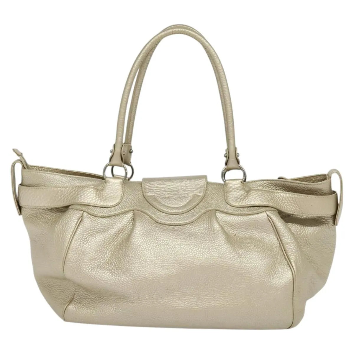 Salvatore Ferragamo Gancini Tote Leather Multicolour Leather Tote Bag Bag (Pre-Owned)