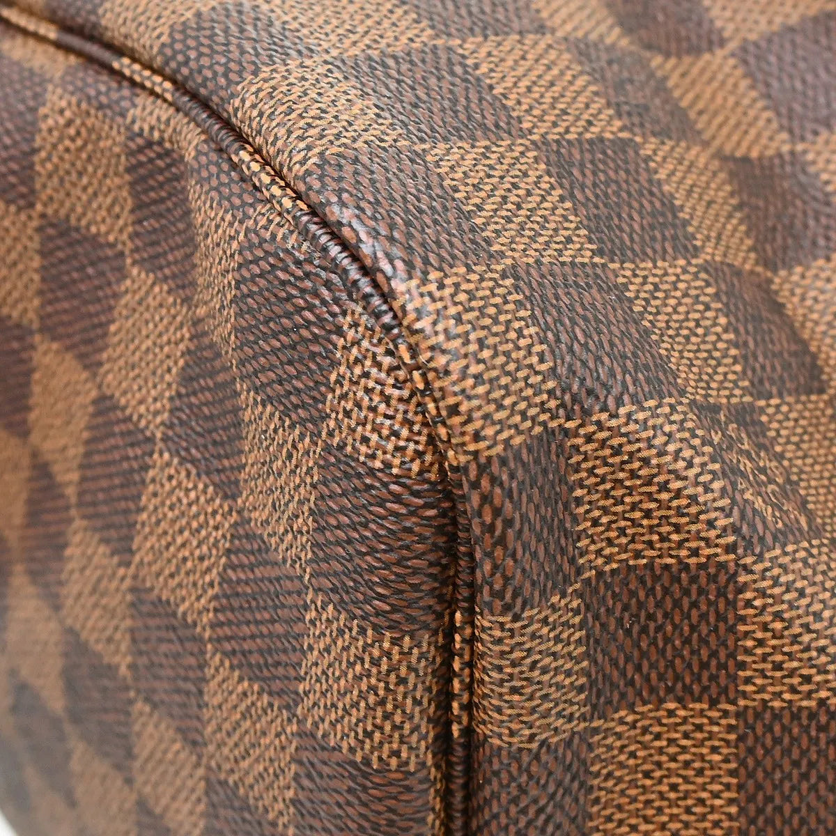 Louis Vuitton Neverfull Tote Damier Brown Canvas Tote Bag Bag (Pre-Owned)