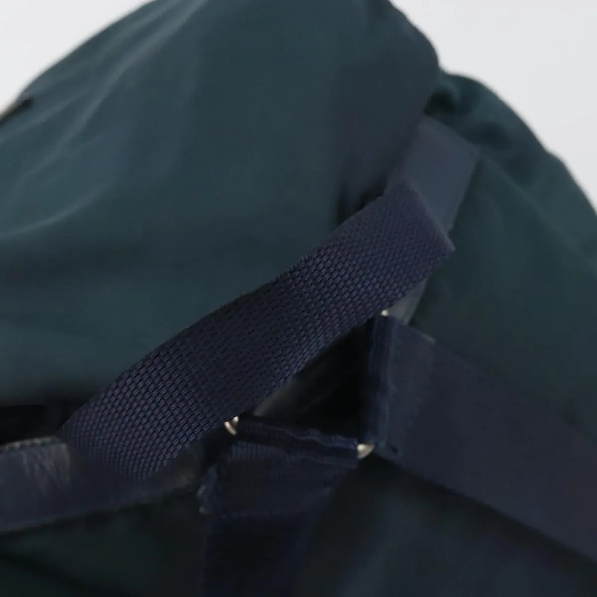 Prada Double Front Pocket Tessuto Navy Nylon Backpack Bag (Pre-Owned)