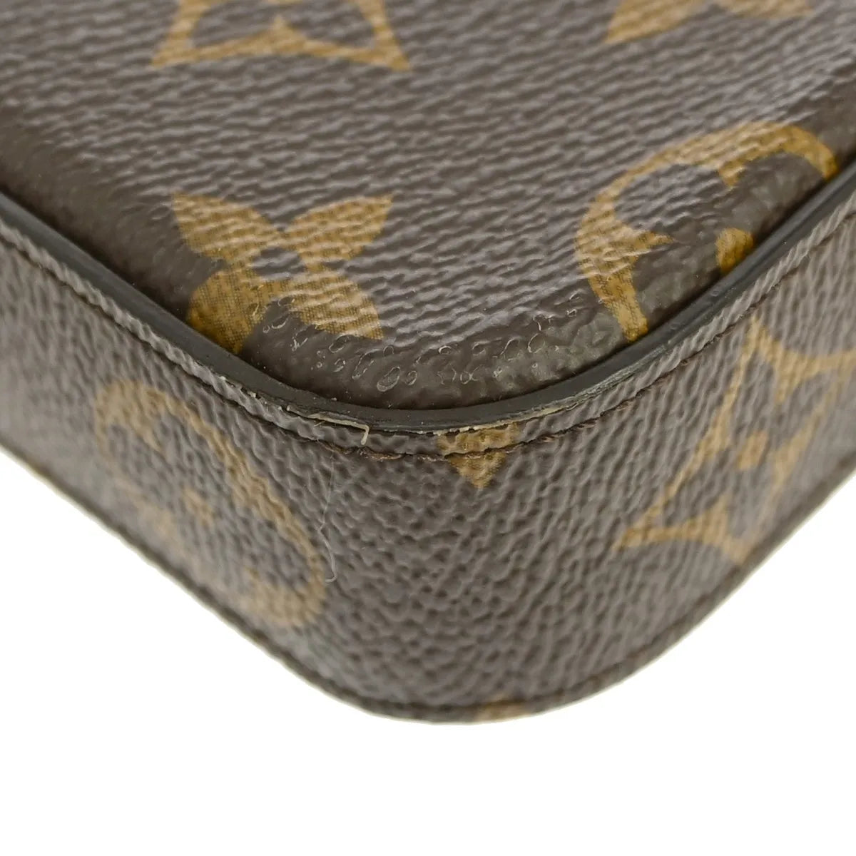 Louis Vuitton Pochette Felicie Monogram Brown Canvas Clutche & Pouche Bag (Pre-Owned)