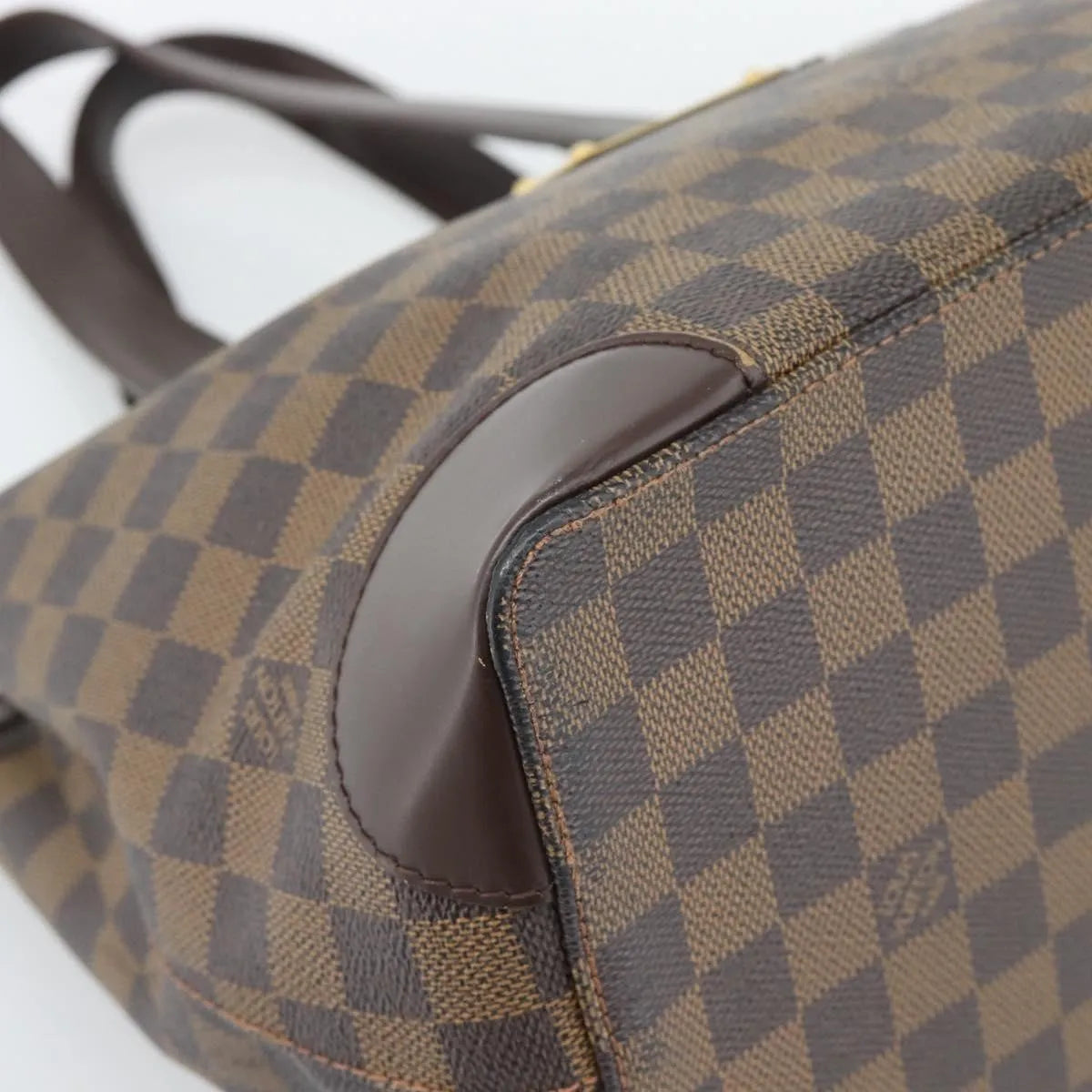 Louis Vuitton Hampstead Damier Brown Canvas Tote Bag Bag (Pre-Owned)