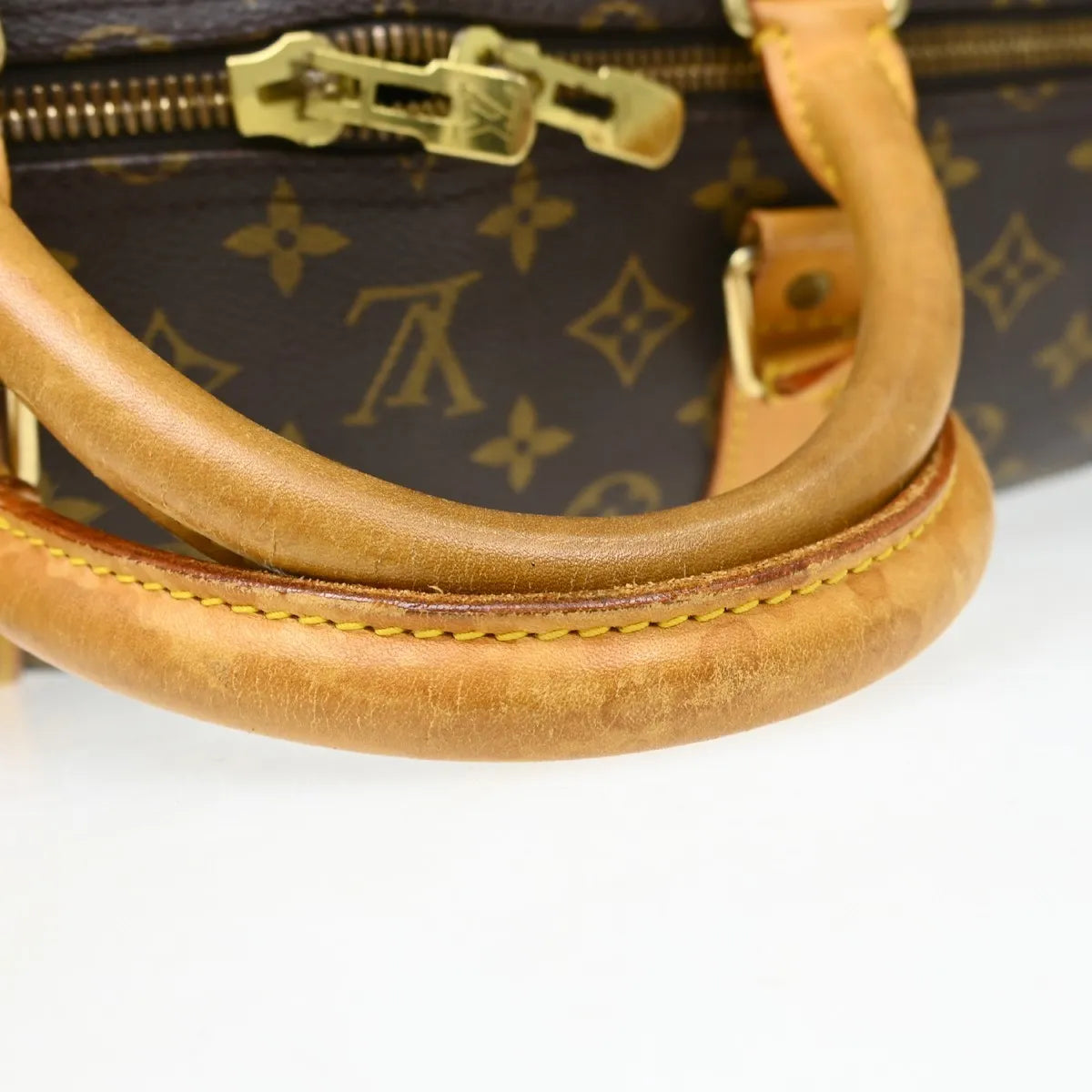 Louis Vuitton Keepall Bandouliere Monogram Canvas Brown Canvas Travel Bag Bag (Pre-Owned)
