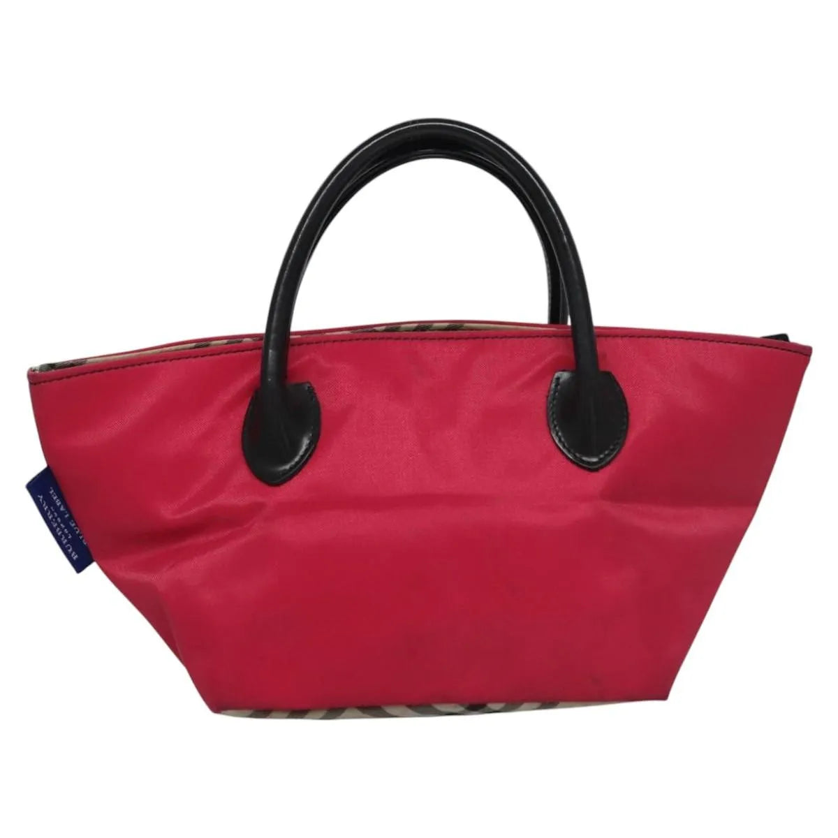 Burberry Blue Label Nylon Pink Nylon Tote Bag Bag (Pre-Owned)