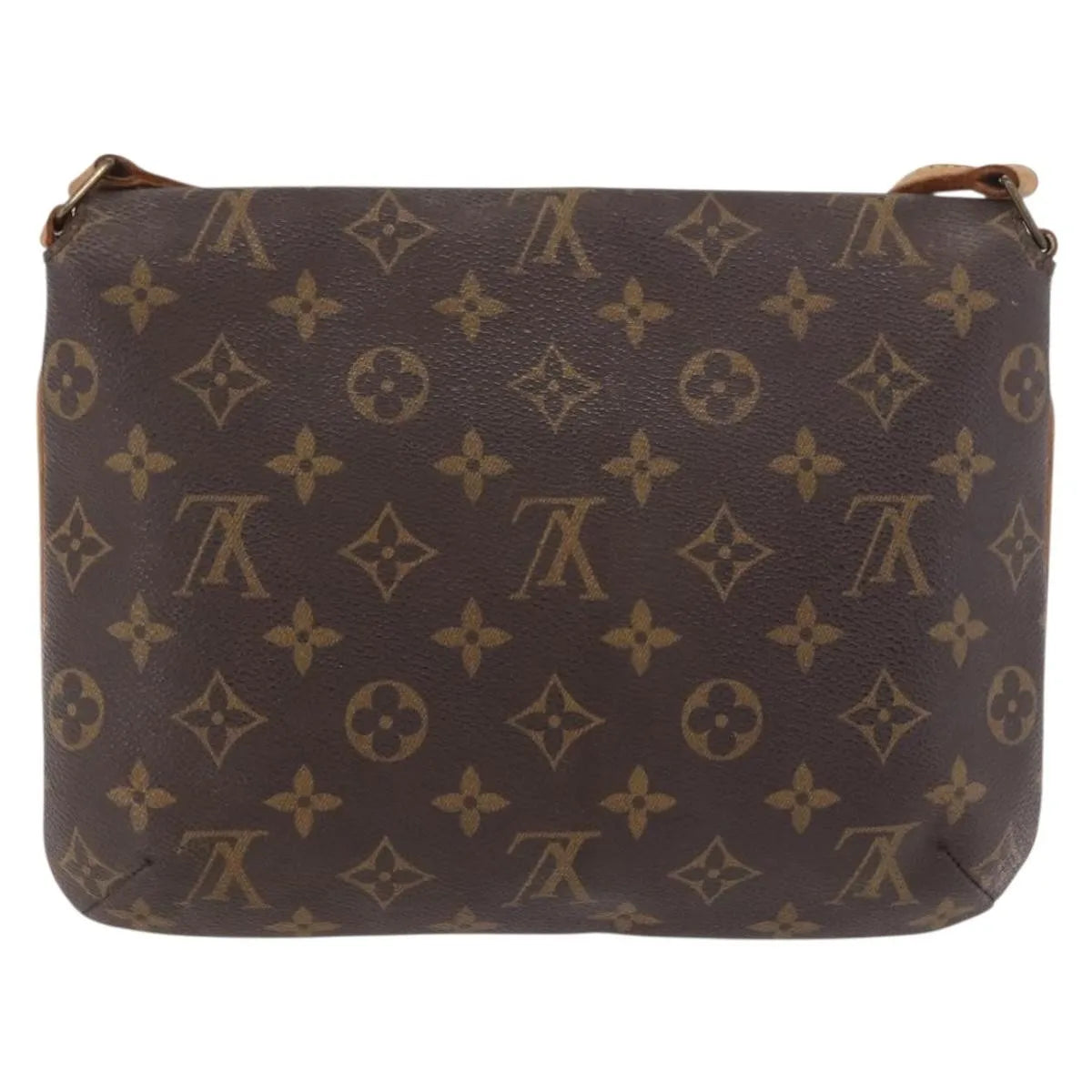 Louis Vuitton Musette Tango Monogram Canvas Brown Canvas Shoulder Bag Bag (Pre-Owned)