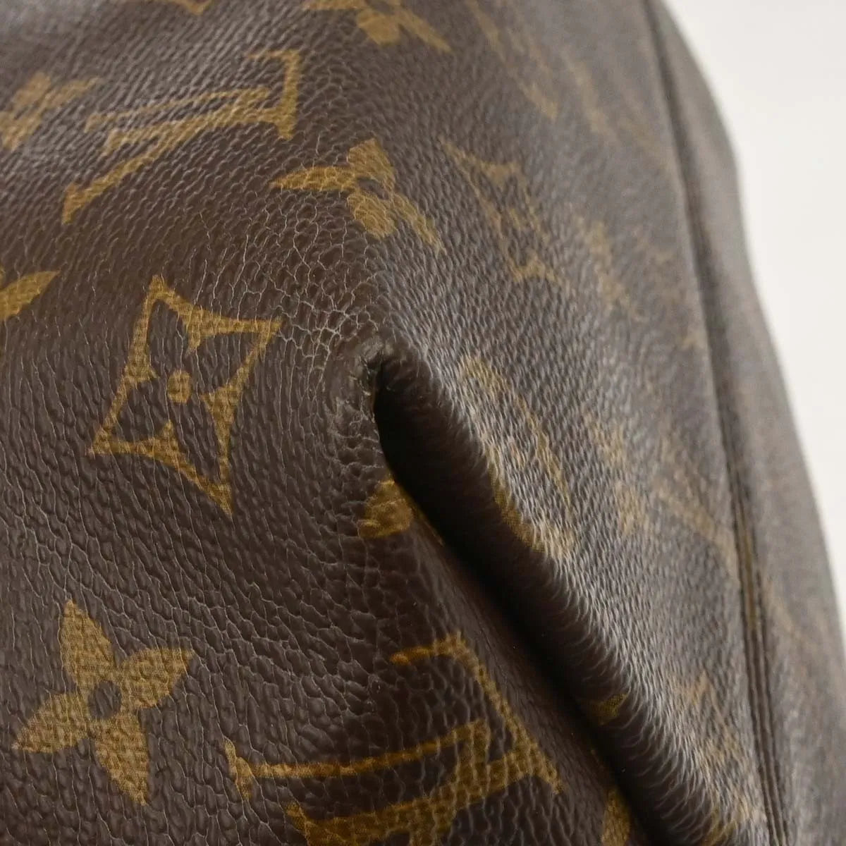Louis Vuitton Iena Tote Monogram Canvas Brown Canvas Tote Bag Bag (Pre-Owned)