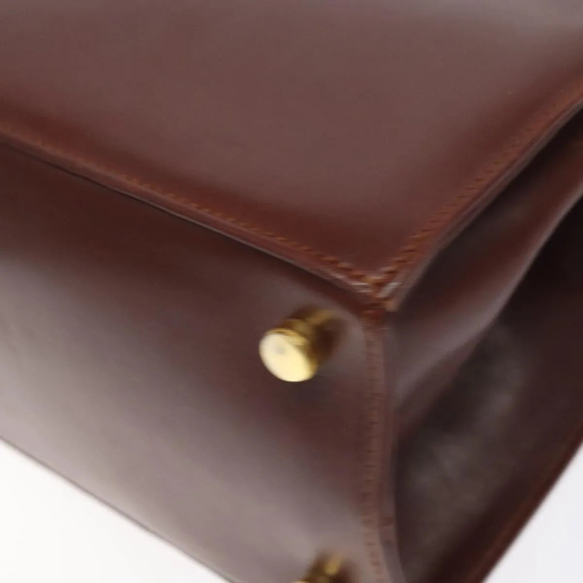 Salvatore Ferragamo Convertible Vara Bow Tote Leather Brown Leather Handbag (Pre-Owned)