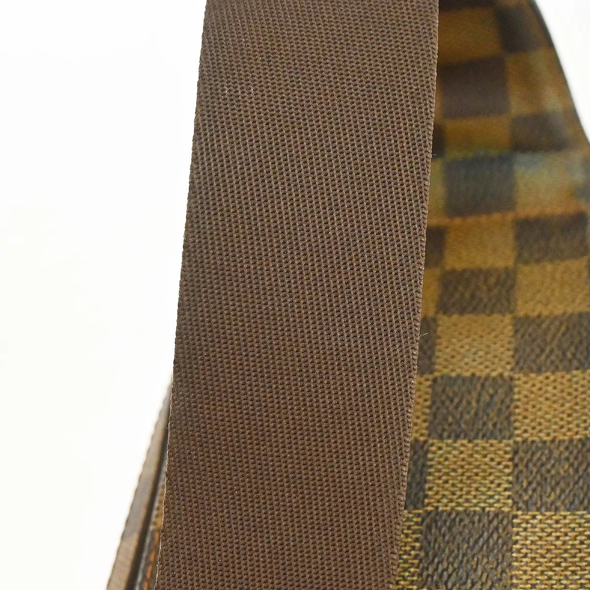 Louis Vuitton Geronimos Waist Damier Brown Canvas Shoulder Bag Bag (Pre-Owned)
