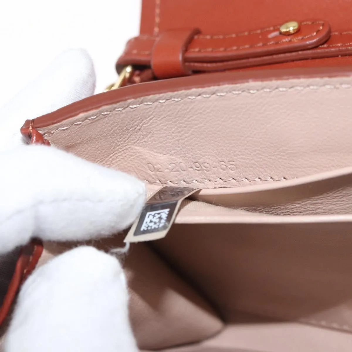 Chloe Aby Chain Leather Brown Leather Shoulder Bag Bag (Pre-Owned)