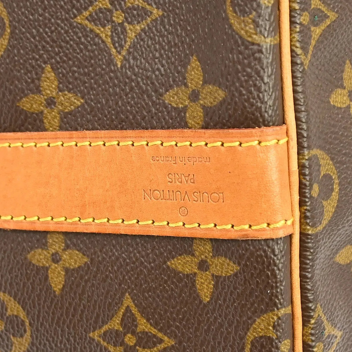 Louis Vuitton Keepall Monogram Brown Canvas Travel Bag Bag (Pre-Owned)