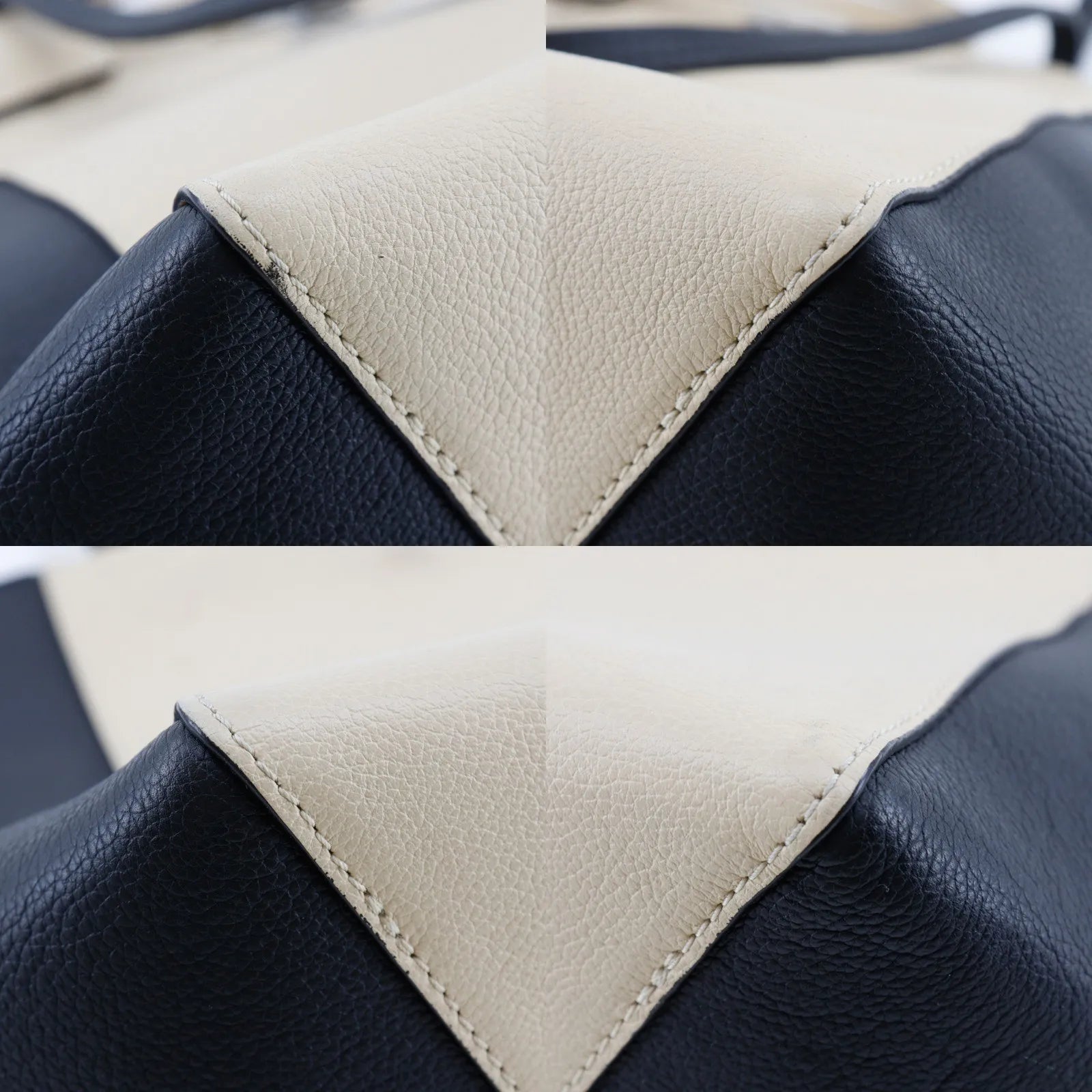 Louis Vuitton Lockme Cabas Leather Beige Leather Tote Bag Bag (Pre-Owned)