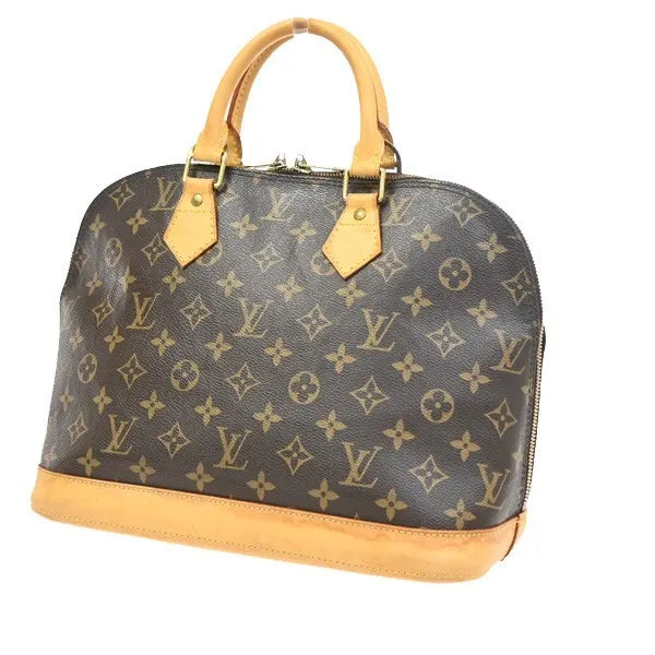 Louis Vuitton Vintage Alma Monogram Canvas Brown Canvas Handbag (Pre-Owned)