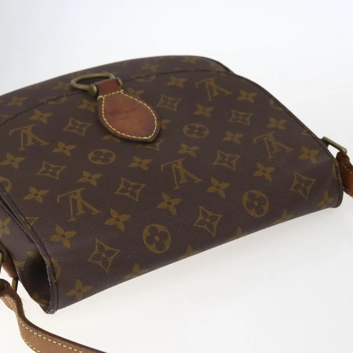 Louis Vuitton Saint Cloud Monogram Canvas Brown Canvas Shoulder Bag Bag (Pre-Owned)