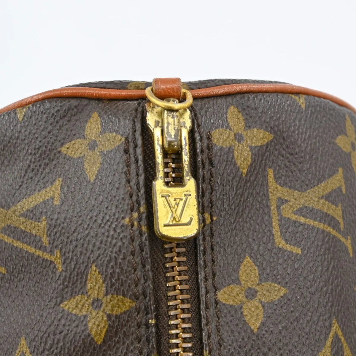 Louis Vuitton Papillon Monogram Canvas Brown Canvas Handbag (Pre-Owned)
