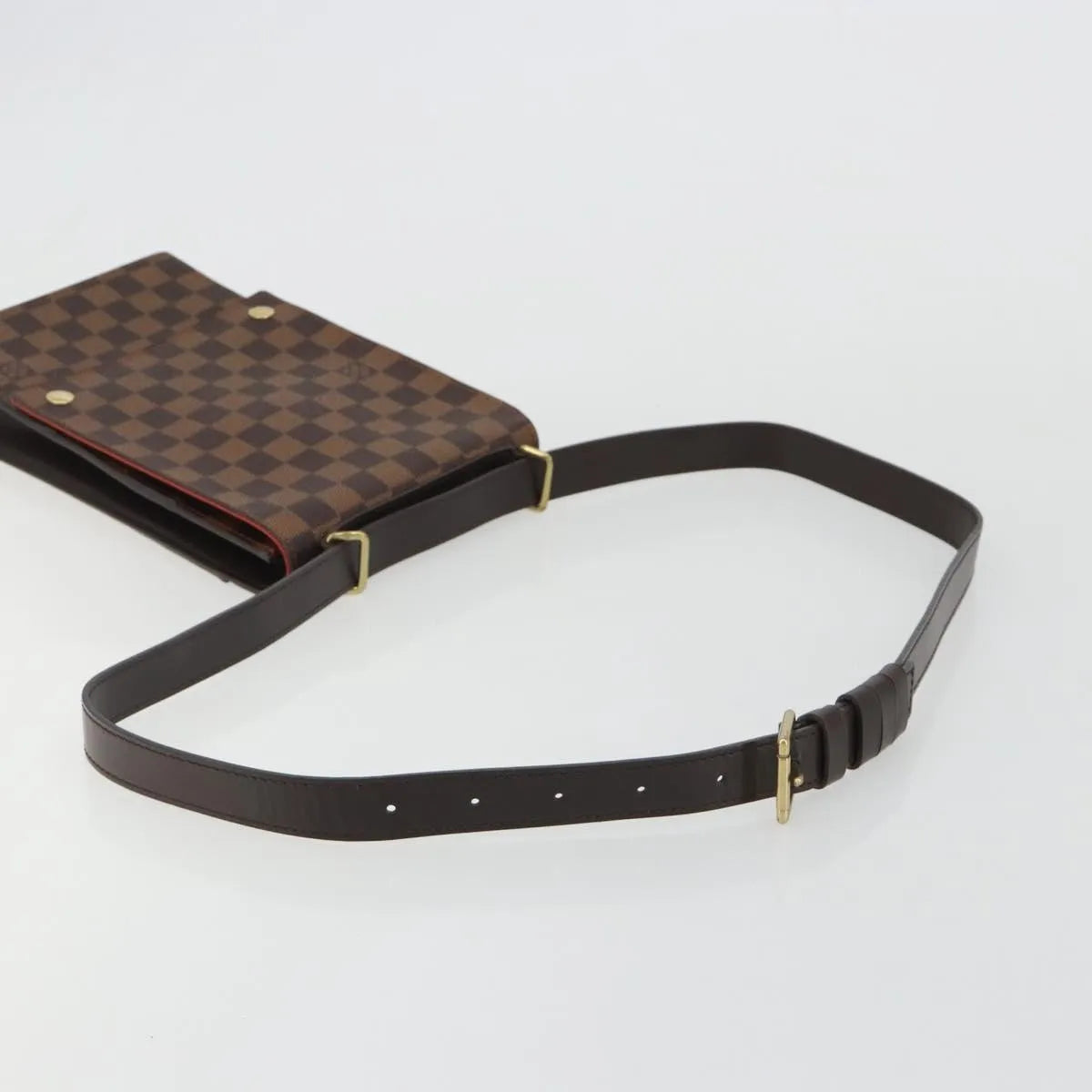 Louis Vuitton Portobello Messenger Damier Brown Canvas Shoulder Bag Bag (Pre-Owned)