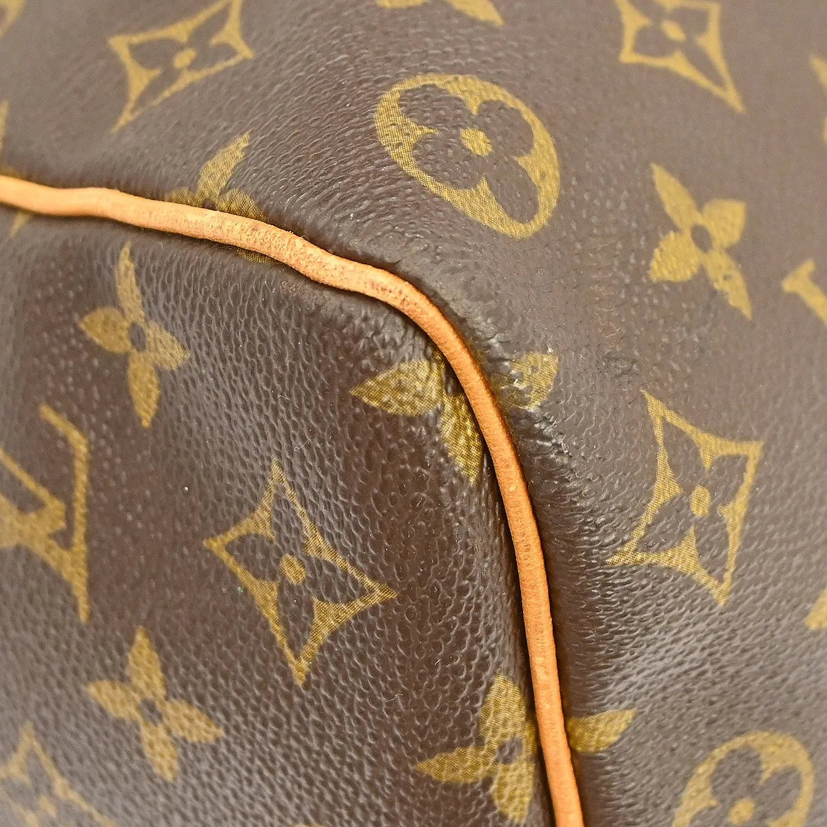 Louis Vuitton Keepall Bag Monogram Canvas Brown Canvas Travel Bag Bag (Pre-Owned)