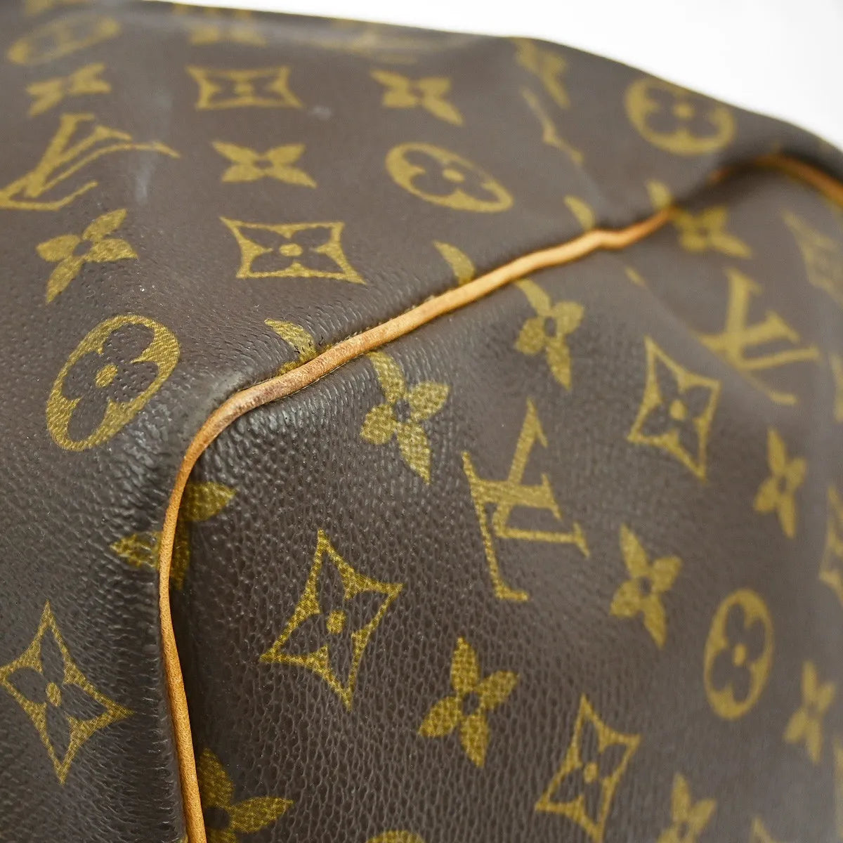 Louis Vuitton Keepall Bag Monogram Canvas Brown Canvas Travel Bag Bag (Pre-Owned)