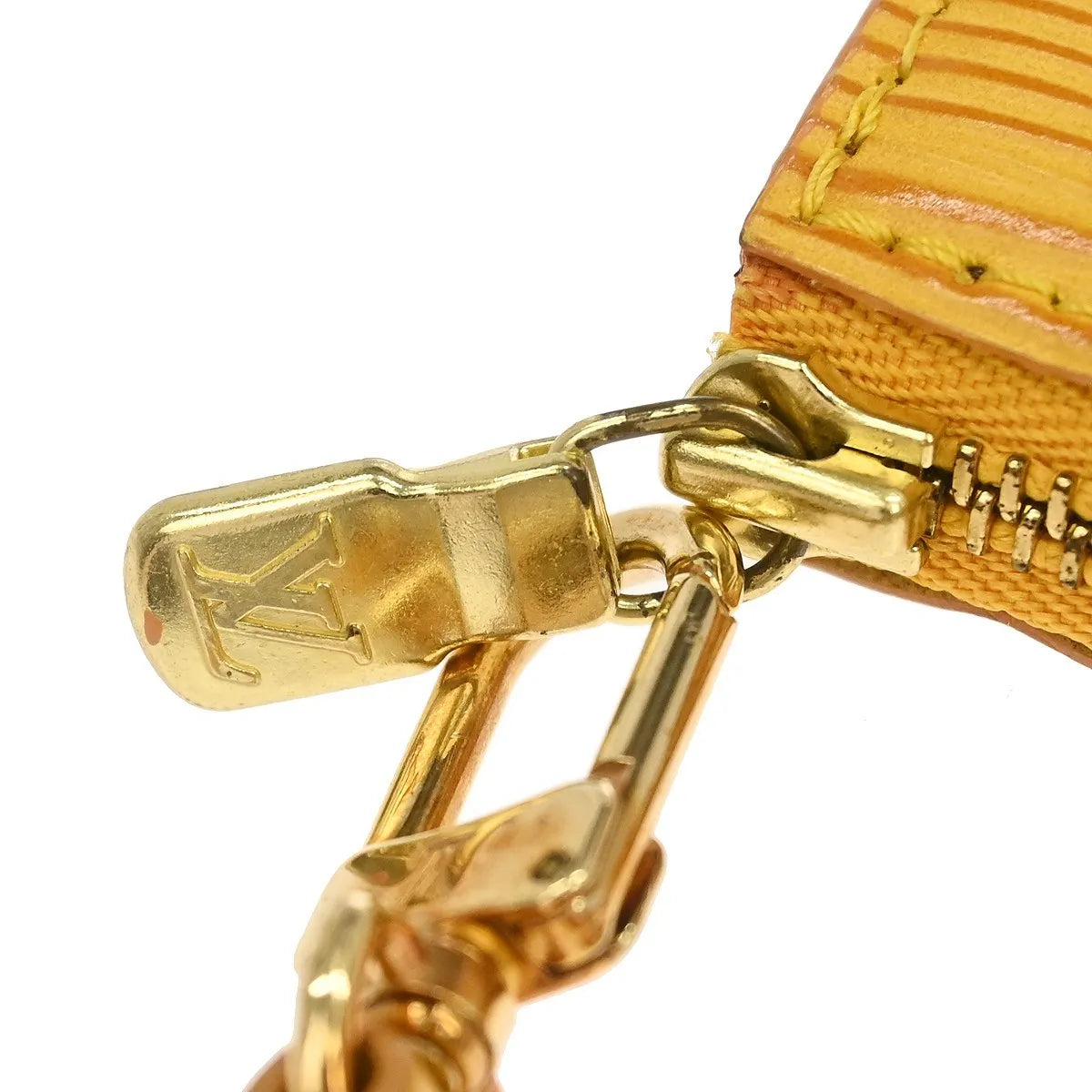 Louis Vuitton Pochette Accessoires Nm Epi Leather Yellow Leather Clutche & Pouche Bag (Pre-Owned)