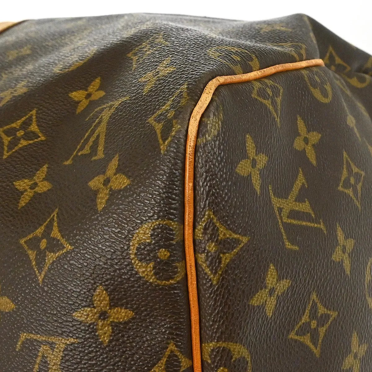 Louis Vuitton Keepall Bag Monogram Canvas Brown Canvas Travel Bag Bag (Pre-Owned)